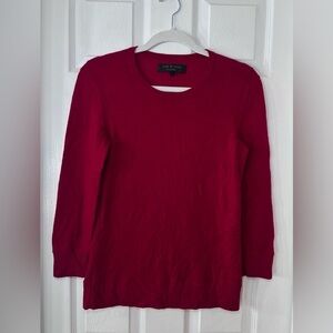 Rag & Bone Red‎ Long Sleeve Sweater Size Small